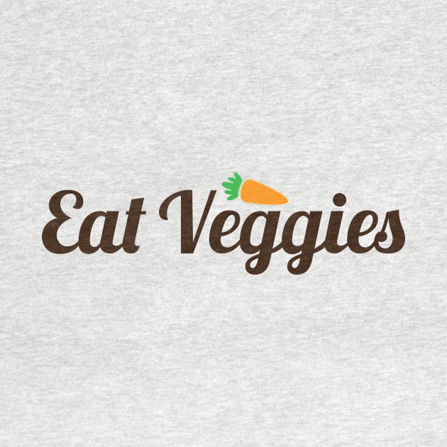 Eat Veggies T-Shirt by glutenfreegear